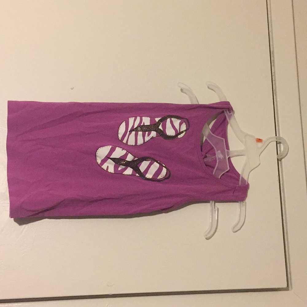 Purple cross back Sandle shirt